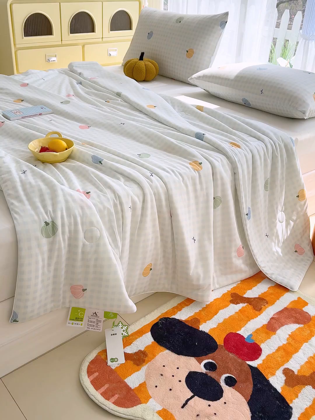 91家纺网 家纺一手货源 找家纺 （总）弗苓家纺 2026新款麻绳款锦氨凉感丝夏被夏凉被空调被