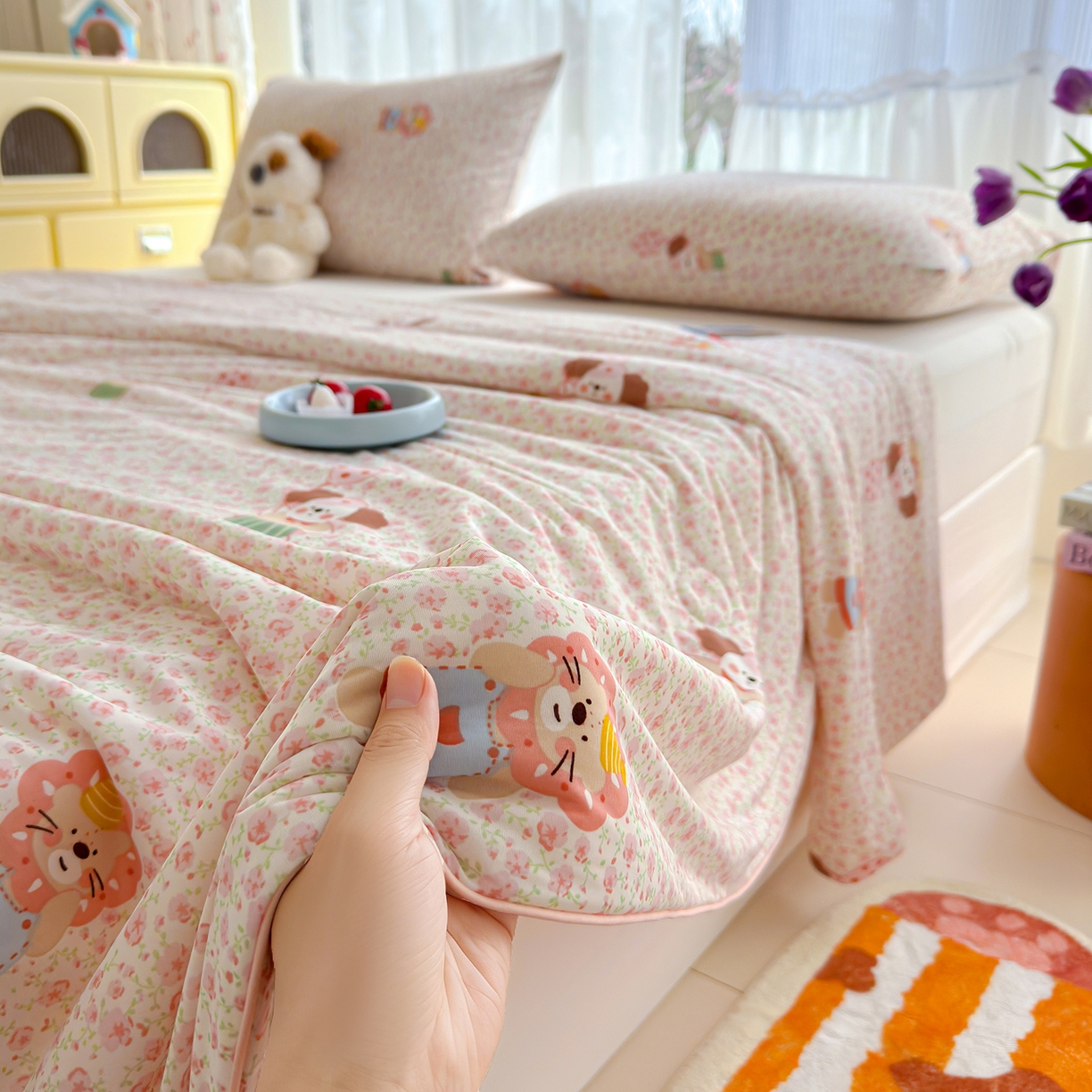 91家纺网 家纺一手货源 找家纺 （总）弗苓家纺 2026新款麻绳款锦氨凉感丝夏被夏凉被空调被