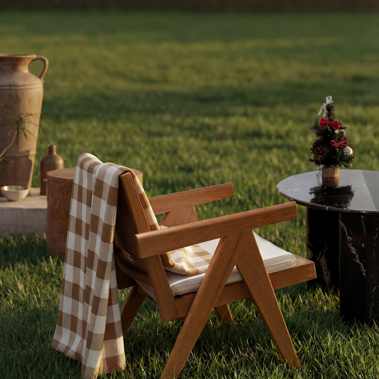 91家纺网 家纺一手货源 找家纺 暖绵绵家纺 2026新款丝光棉格子盖毯-艾利欧 咖色