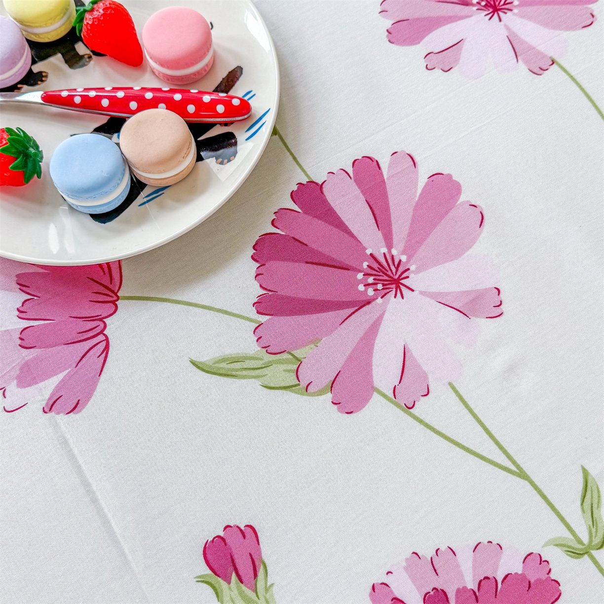 91家纺网 家纺一手货源 找家纺 晨晨家纺 2026春夏新款小清新全棉纯棉印花床单三件套 晚风轻漫