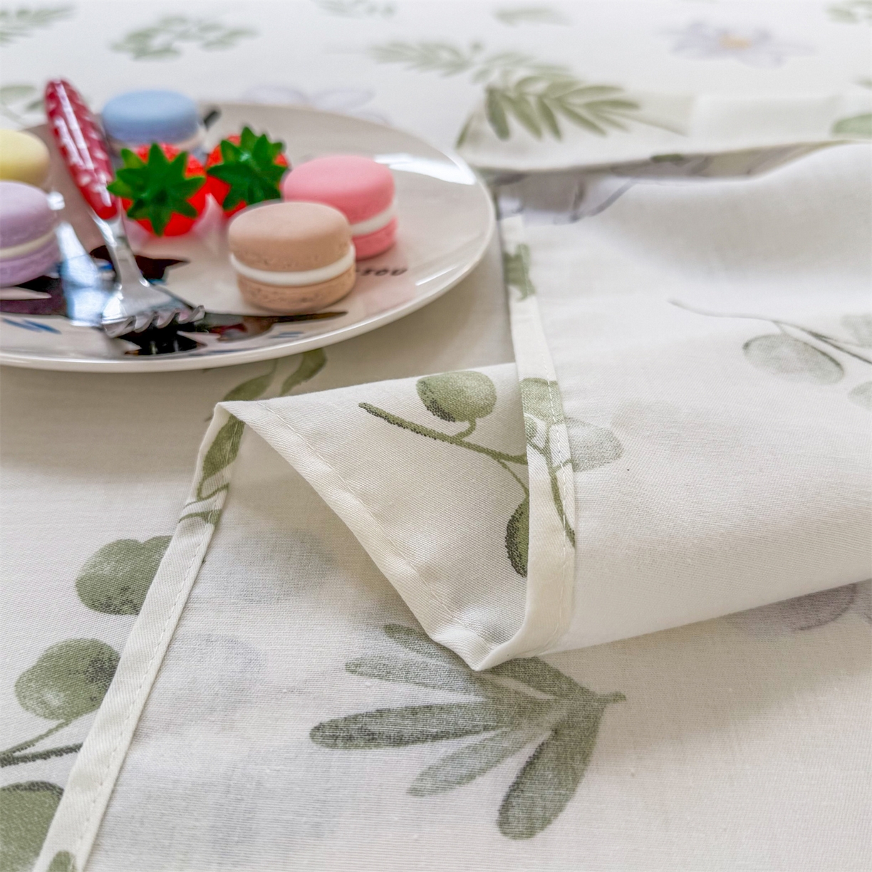 91家纺网 家纺一手货源 找家纺 晨晨家纺 2026春夏新款小清新全棉纯棉印花床单三件套 安妮兔