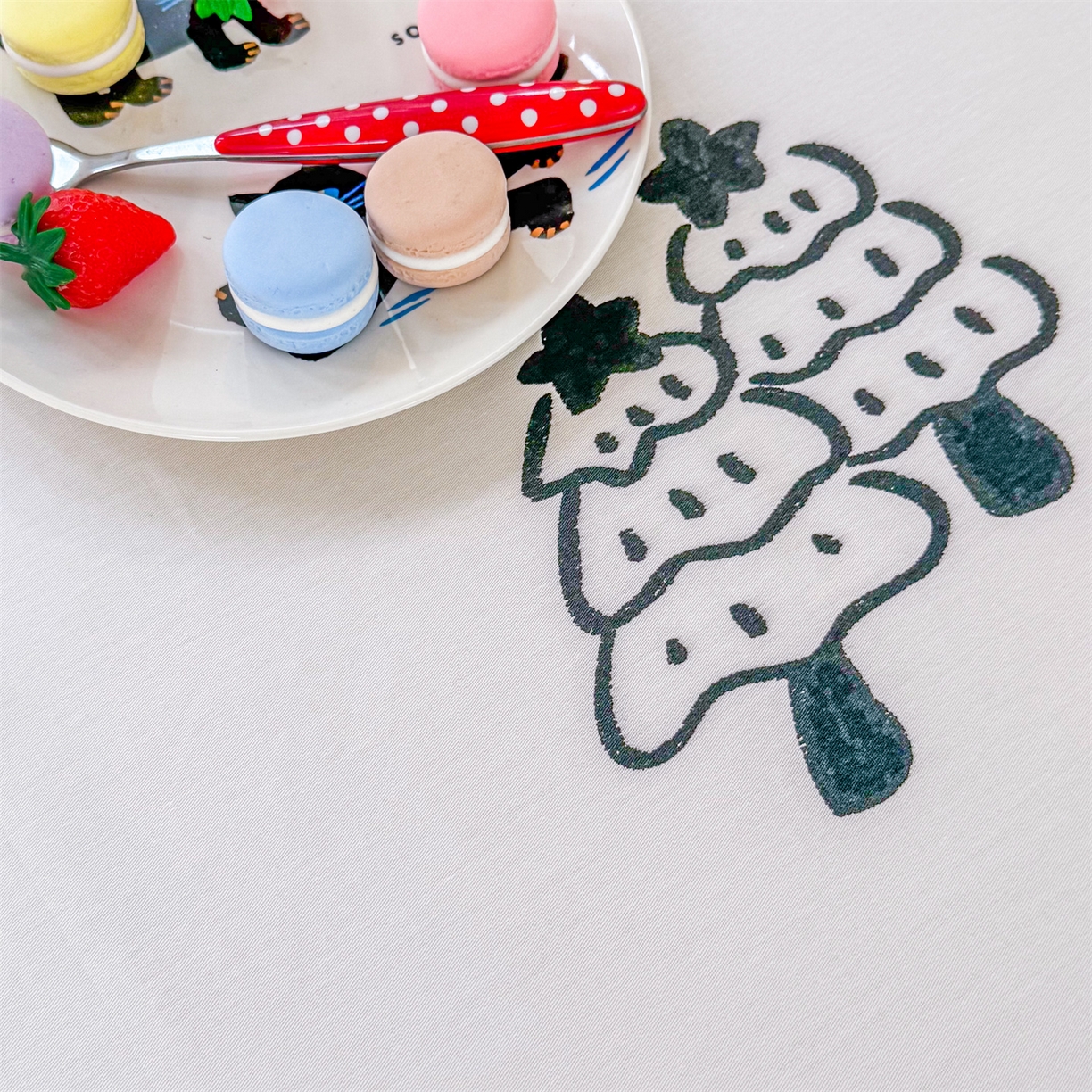 91家纺网 家纺一手货源 找家纺 晨晨家纺 2026春夏新款小清新全棉纯棉印花床单三件套 布鲁斯