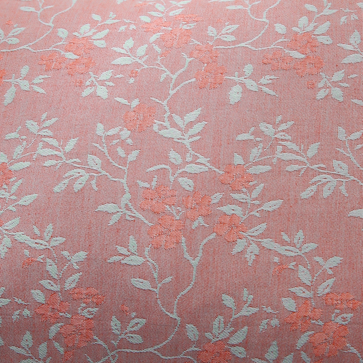 91家纺网 家纺一手货源 找家纺 梦叶草 2026新款棉麻荞麦提花护颈枕 玫红叶子