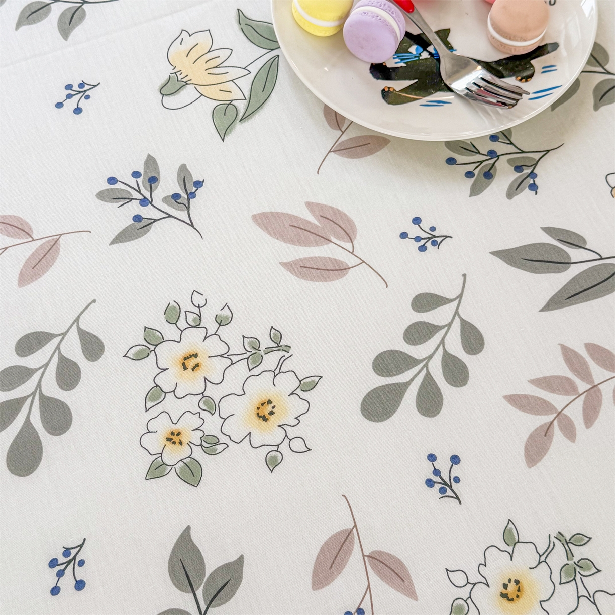 91家纺网 家纺一手货源 找家纺 晨晨家纺 2026春夏新款小清新全棉纯棉印花床单三件套 花韵