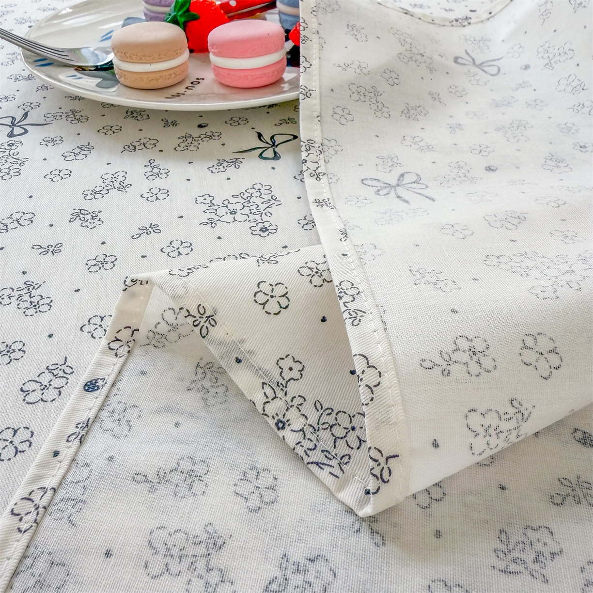 91家纺网 家纺一手货源 找家纺 晨晨家纺 2026春夏新款小清新全棉纯棉印花床单三件套 墨蝶