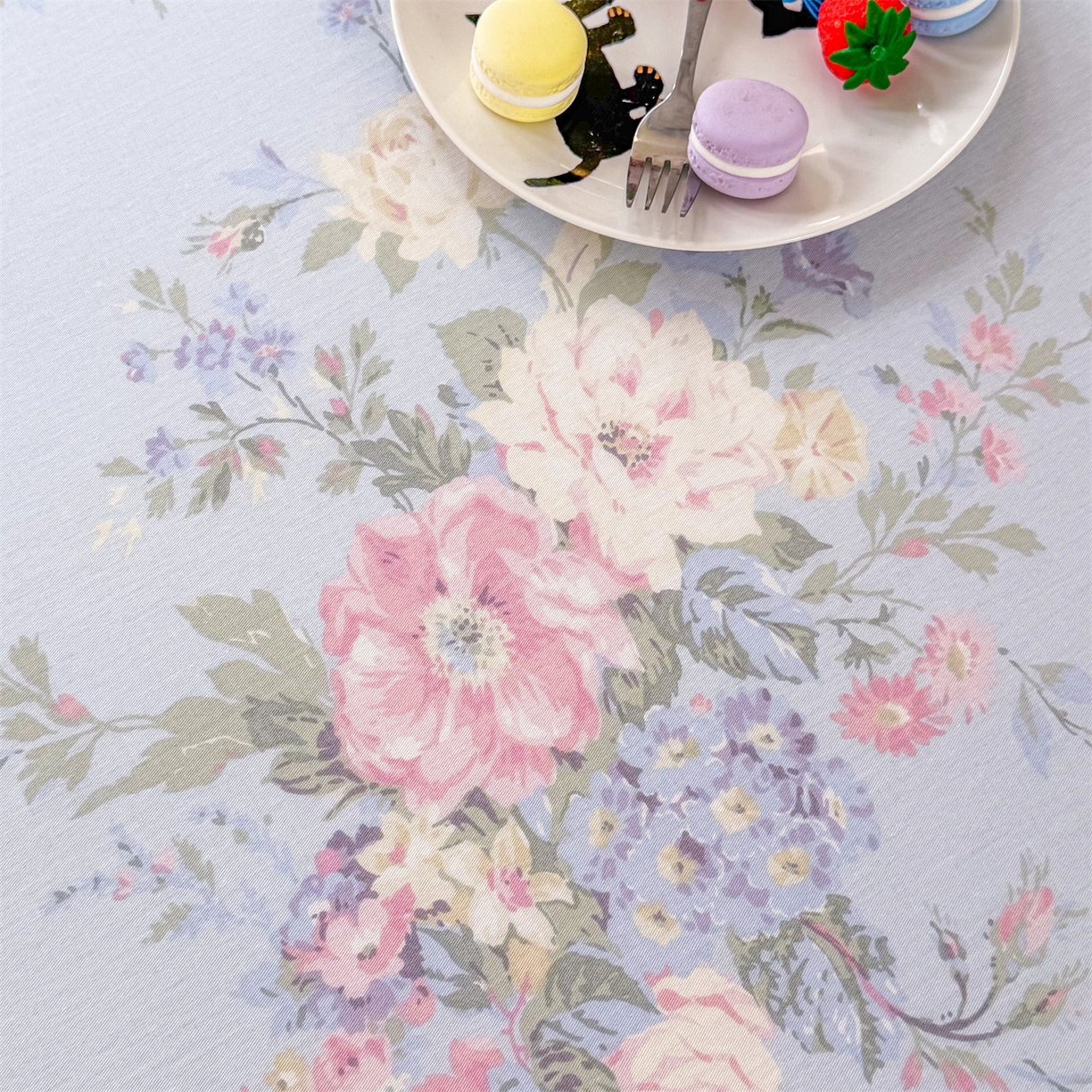 91家纺网 家纺一手货源 找家纺 晨晨家纺 2026春夏新款小清新全棉纯棉印花床单三件套 秘境