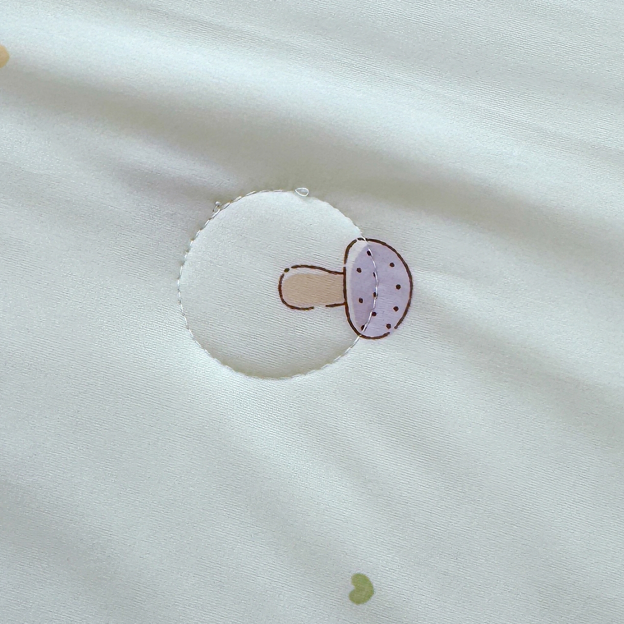 91家纺网 家纺一手货源 找家纺 弗苓家纺 2026新款麻绳款锦氨凉感丝夏被夏凉被空调被 小蘑菇