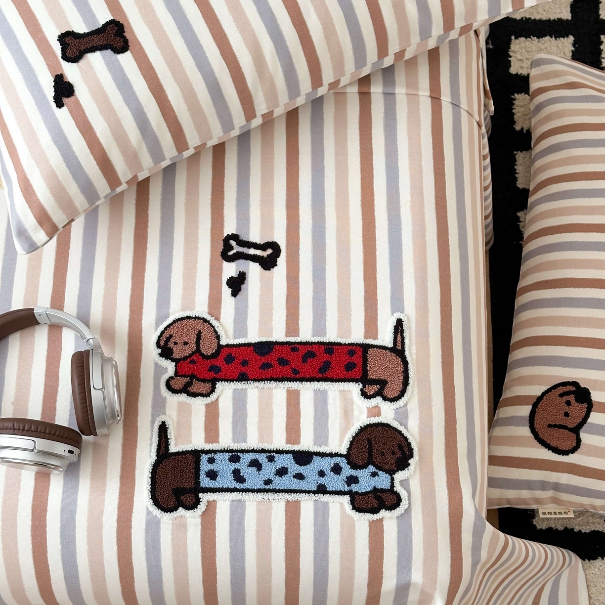 91家纺网 家纺一手货源 找家纺 （总）珺柔家纺 2026新款全棉老粗布床单床笠三件套