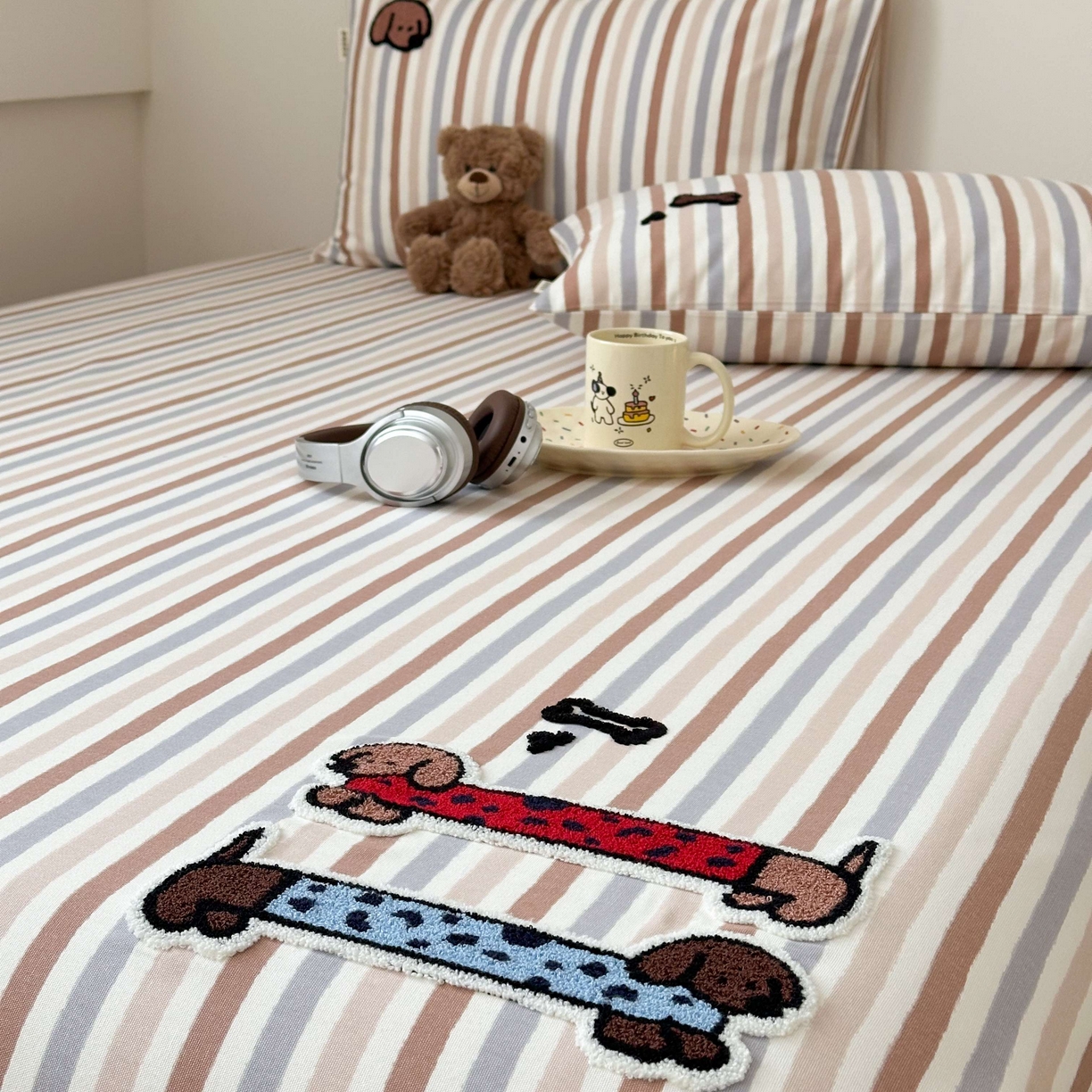 91家纺网 家纺一手货源 找家纺 （总）珺柔家纺 2026新款全棉老粗布床单床笠三件套