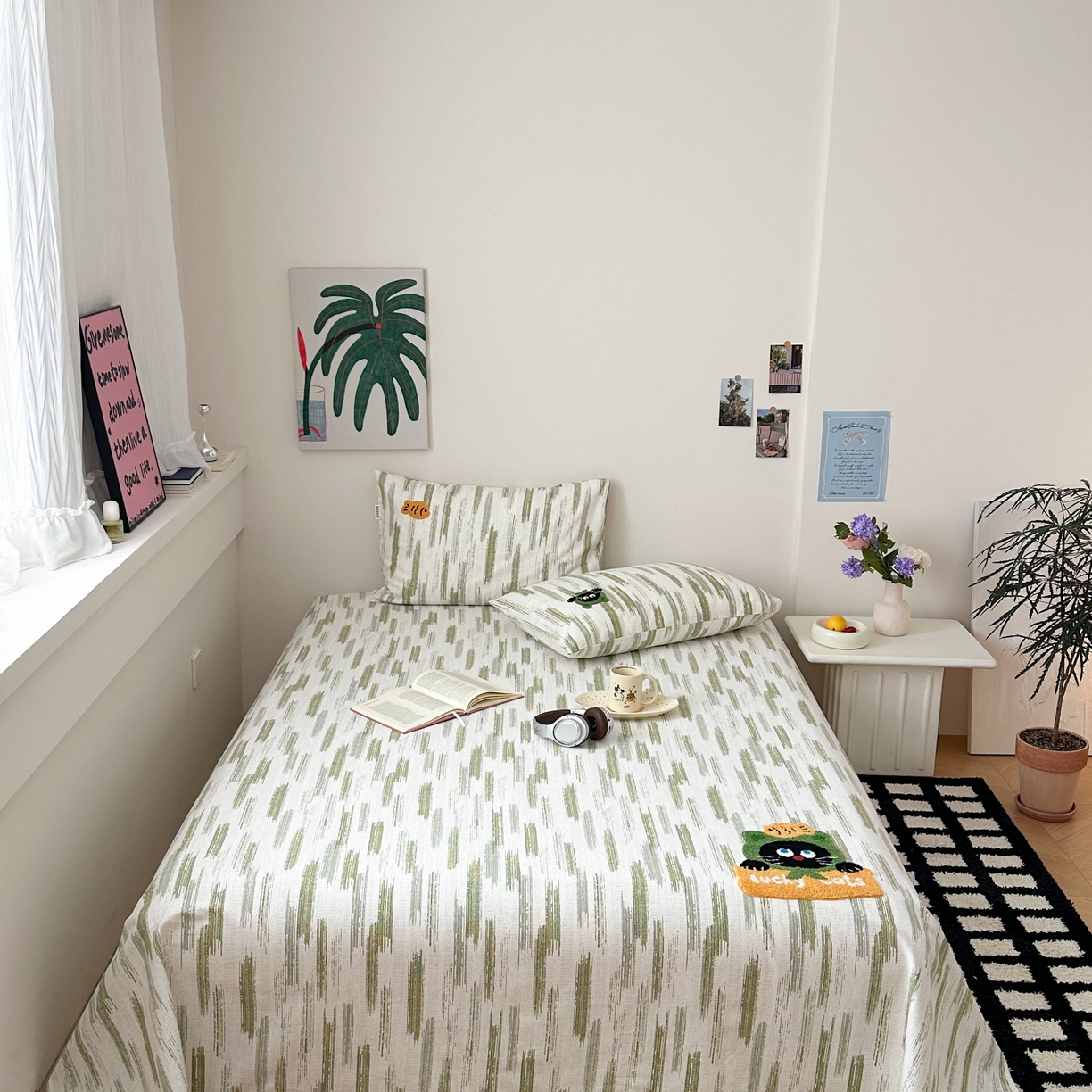 91家纺网 家纺一手货源 找家纺 （总）珺柔家纺 2026新款全棉老粗布床单床笠三件套