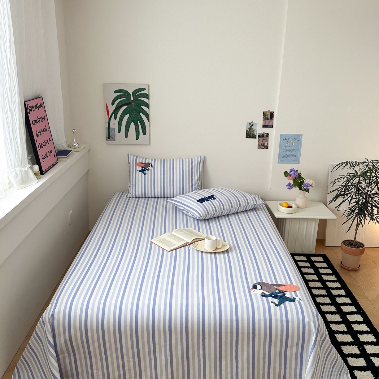 91家纺网 家纺一手货源 找家纺 （总）珺柔家纺 2026新款全棉老粗布床单床笠三件套