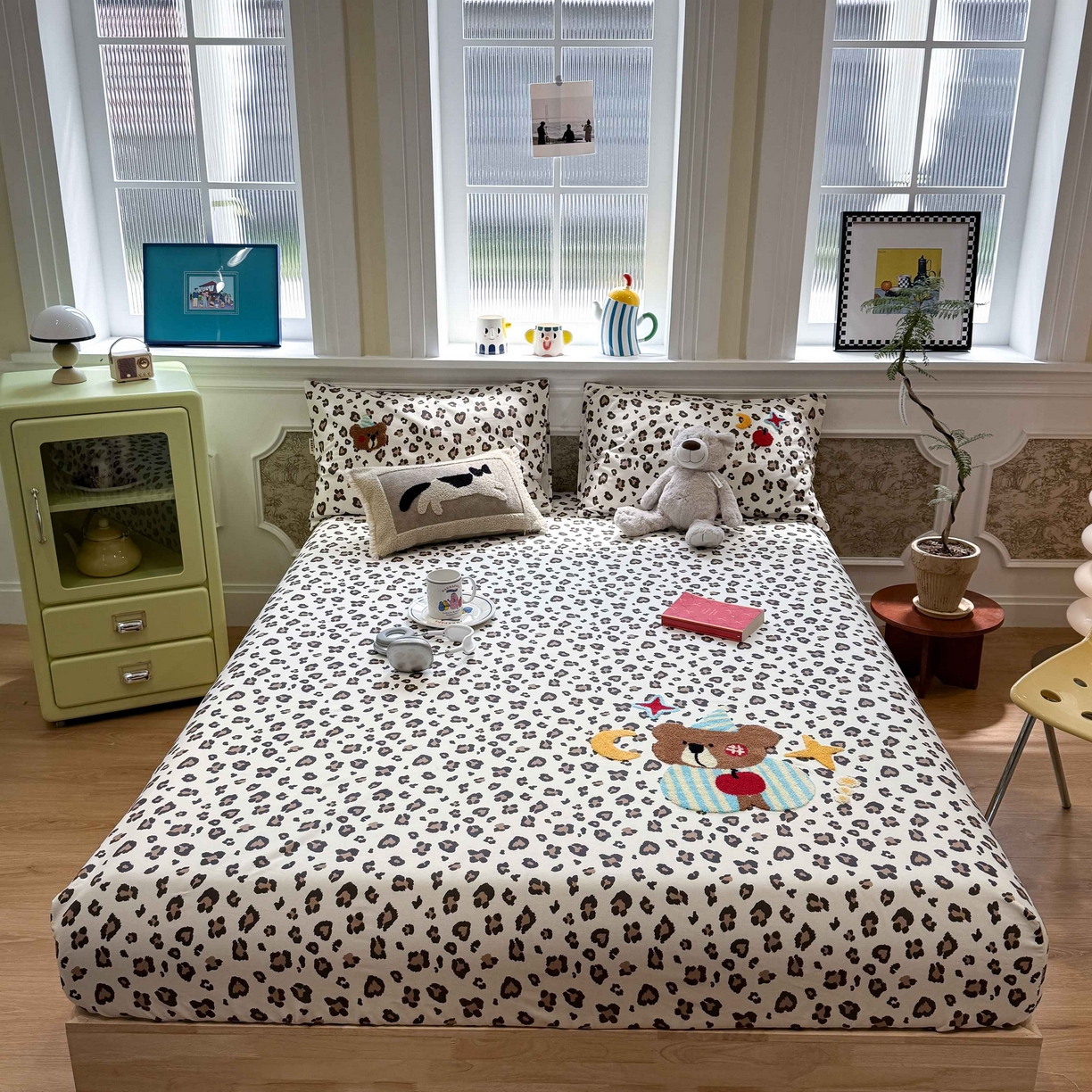 91家纺网 家纺一手货源 找家纺 （总）珺柔家纺 2026新款全棉老粗布床单床笠三件套