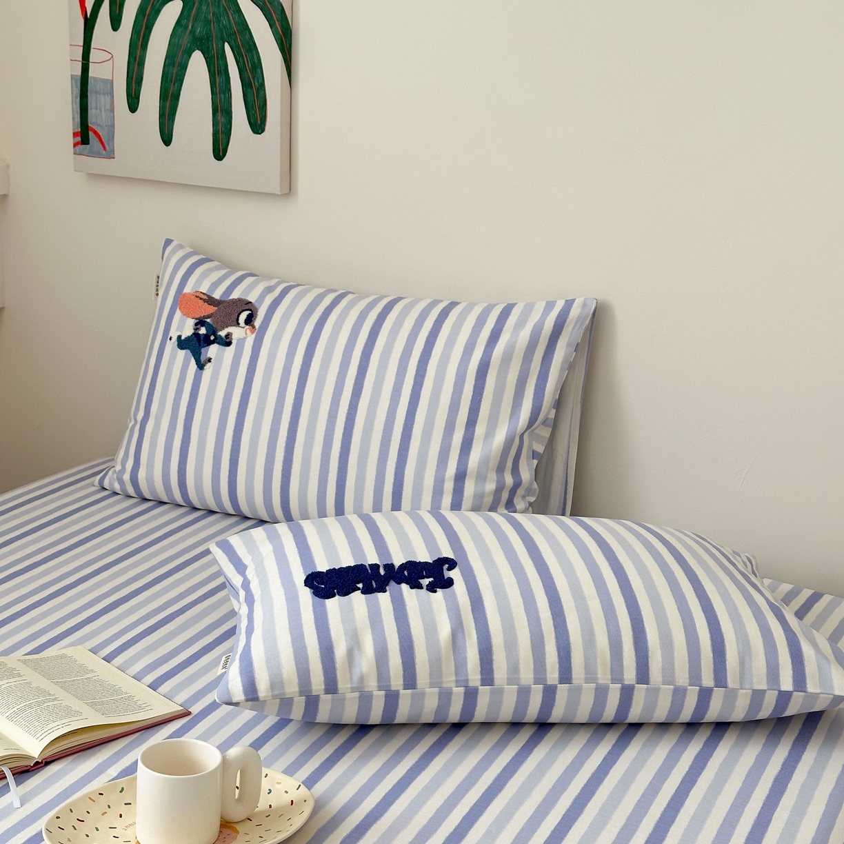 91家纺网 家纺一手货源 找家纺 珺柔家纺 2026新款全棉老粗布床单床笠三件套 朱迪