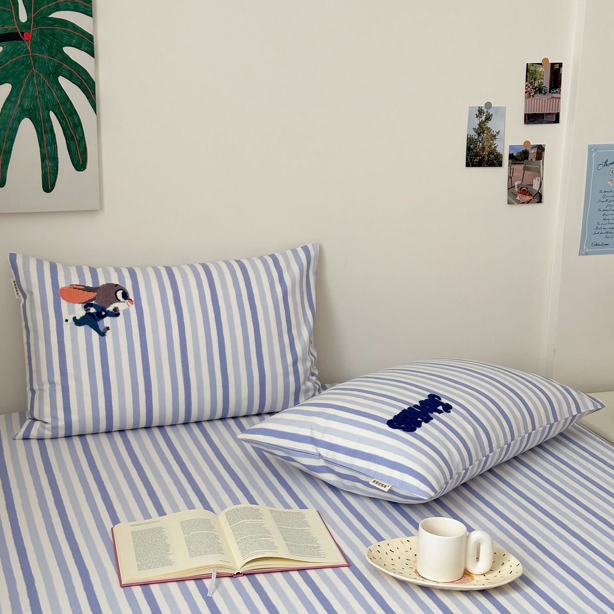 91家纺网 家纺一手货源 找家纺 珺柔家纺 2026新款全棉老粗布床单床笠三件套 朱迪