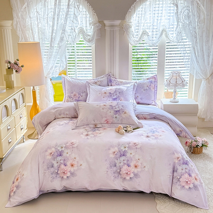 91家纺网 家纺一手货源 找家纺 （总）巧玲珑 2026新款全棉纯棉13376数码印花四件套