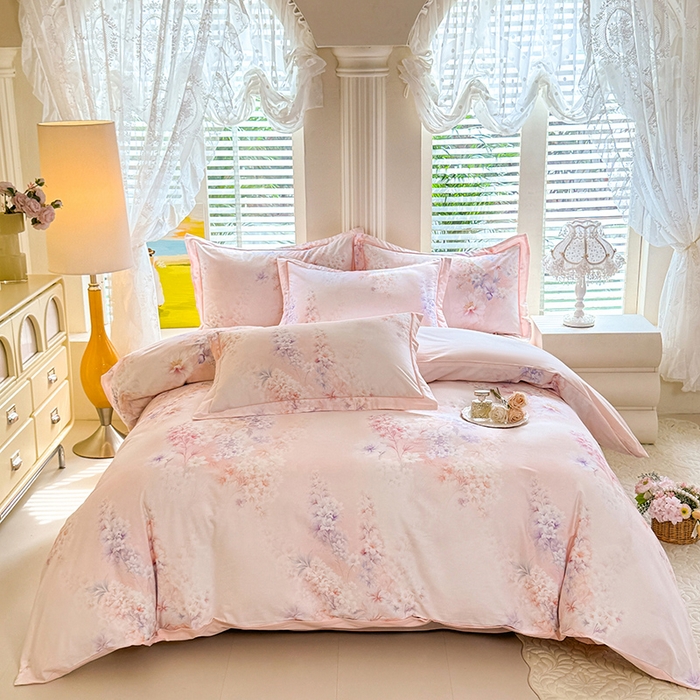 91家纺网 家纺一手货源 找家纺 （总）巧玲珑 2026新款全棉纯棉13376数码印花四件套