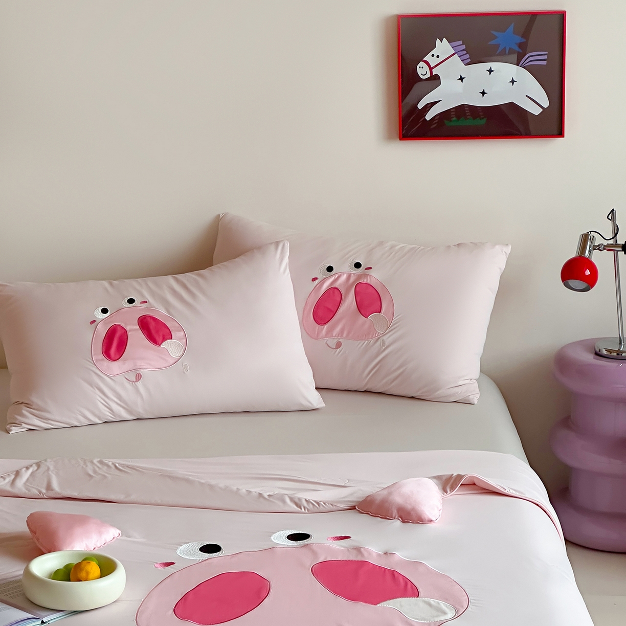 91家纺网 家纺一手货源 找家纺 （总）傲蕾良品 2026新款冰冰鸭即刻凉感夏被-婴童尺寸