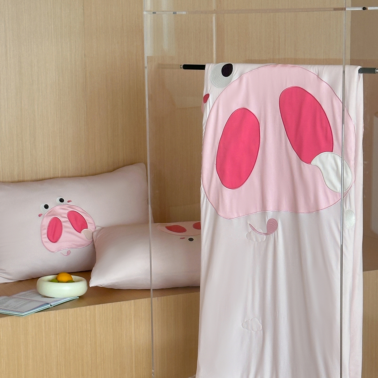 91家纺网 家纺一手货源 找家纺 （总）傲蕾良品 2026新款冰冰鸭即刻凉感夏被-婴童尺寸