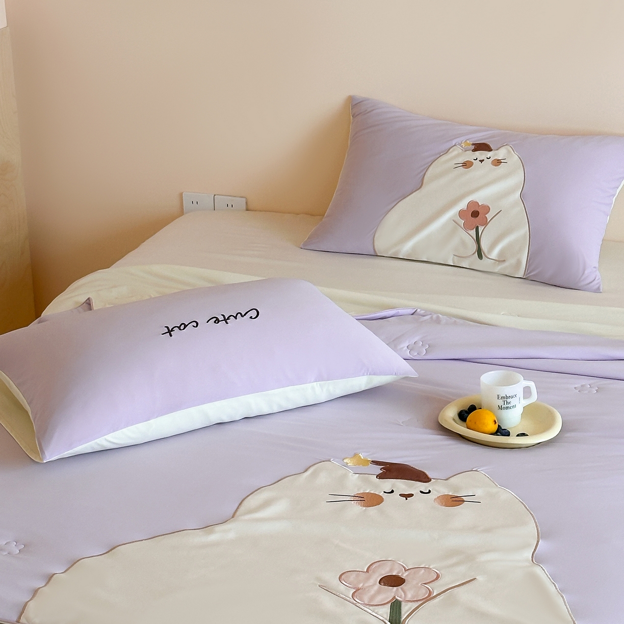 91家纺网 家纺一手货源 找家纺 傲蕾良品 2026新款冰冰鸭即刻凉感夏被-成人尺寸 治愈猫咪