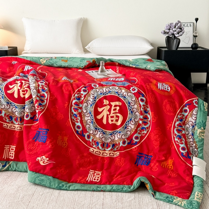 91家纺网 家纺一手货源 找家纺 （总）爱宝被业 2026新款水洗棉20%大豆夏凉被