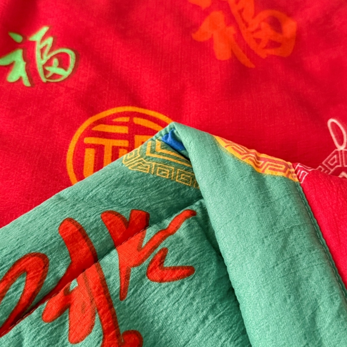 91家纺网 家纺一手货源 找家纺 爱宝被业 2026新款水洗棉20%大豆夏凉被 百福聚臻