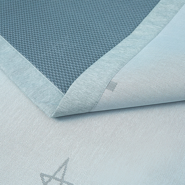 91家纺网 家纺一手货源 找家纺 玖明家纺 2026新款A类精品加厚净味抗菌凉感冰丝席三件套藤席凉席 梦幻森林-灰