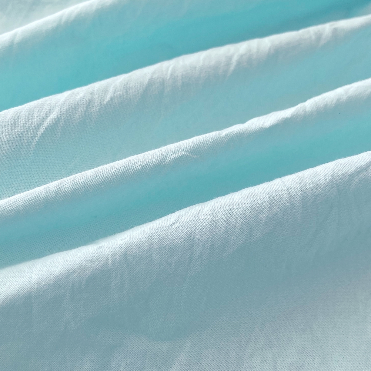 91家纺网 家纺一手货源 找家纺 春皖家纺 2026春夏新款双拼全棉纯棉水洗棉单床笠 床笠单件 素雅翠兰