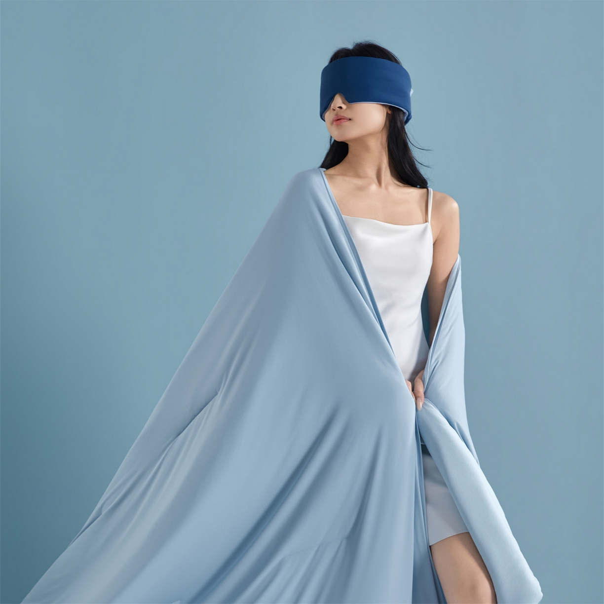 91家纺网 家纺一手货源 找家纺 龙图家纺 2026新款深睡夏凉被3.0夏被空调被 静水蓝