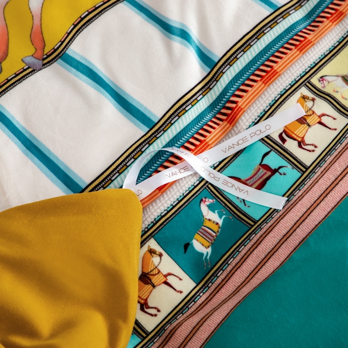 91家纺网 家纺一手货源 找家纺 玉相逢 2026春夏新品水洗仿天丝数码凉感丝四件套系列 博睿