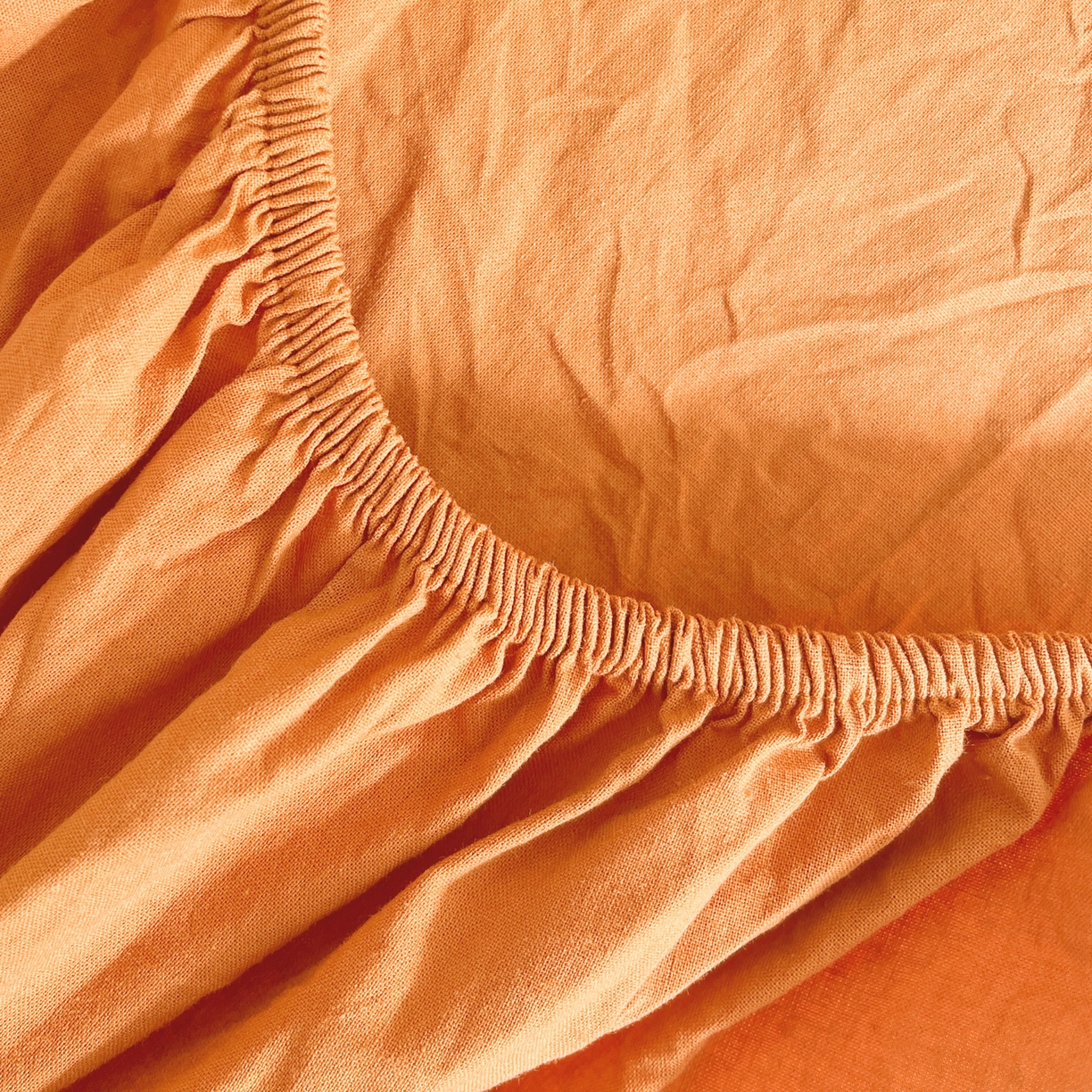 91家纺网 家纺一手货源 找家纺 春皖家纺 2026春夏新款双拼全棉纯棉水洗棉单床笠 床笠单件 素雅焦糖