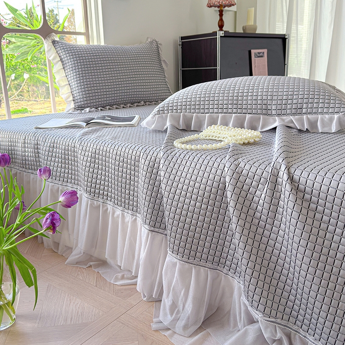 91家纺网 家纺一手货源 找家纺 （总）冬然家纺 2026新款立体爽肤格凉席