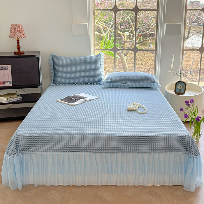 91家纺网 家纺一手货源 找家纺 （总）冬然家纺 2026新款立体爽肤格凉席