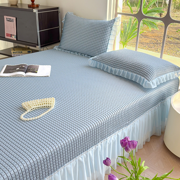 91家纺网 家纺一手货源 找家纺 （总）冬然家纺 2026新款立体爽肤格凉席