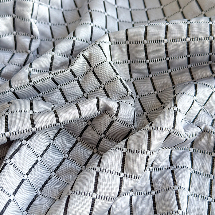 91家纺网 家纺一手货源 找家纺 冬然家纺 2026新款立体爽肤格凉席 爽肤格-灰