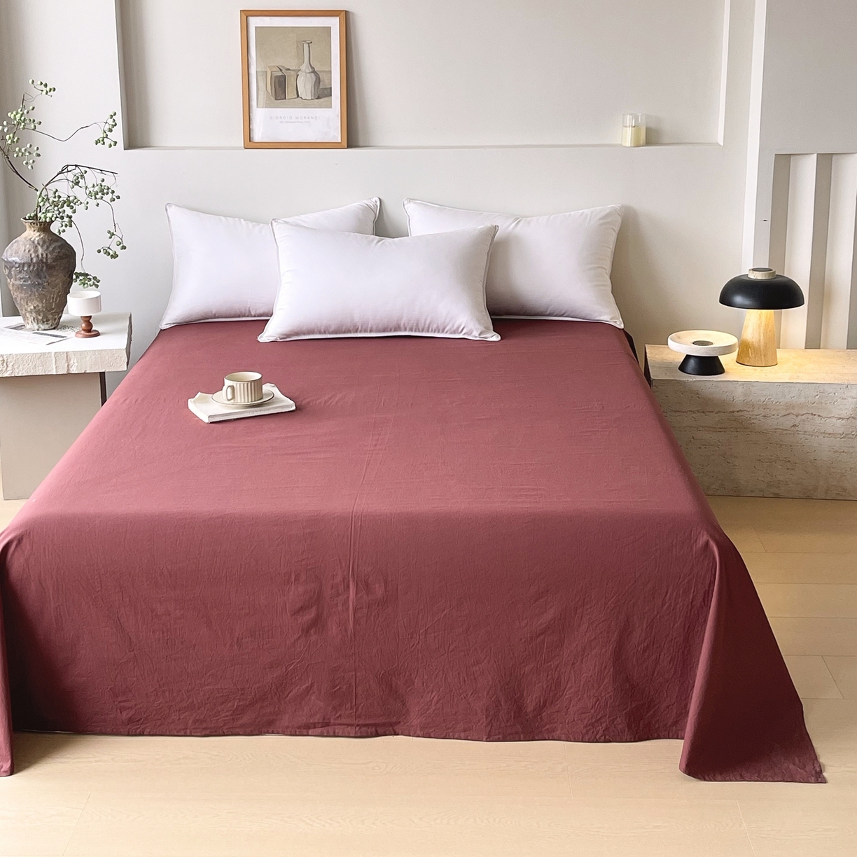 91家纺网 家纺一手货源 找家纺 （总）春皖家纺 2026春夏新款双拼全棉水洗棉单床单床单单件单品床单