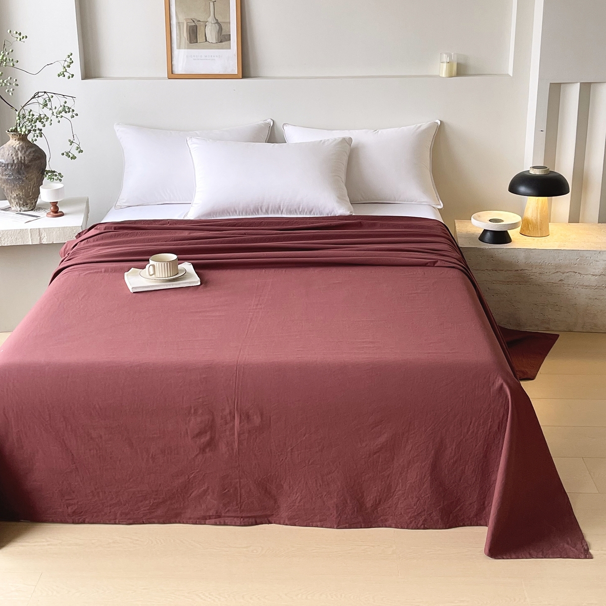 91家纺网 家纺一手货源 找家纺 （总）春皖家纺 2026春夏新款双拼全棉水洗棉单床单床单单件单品床单