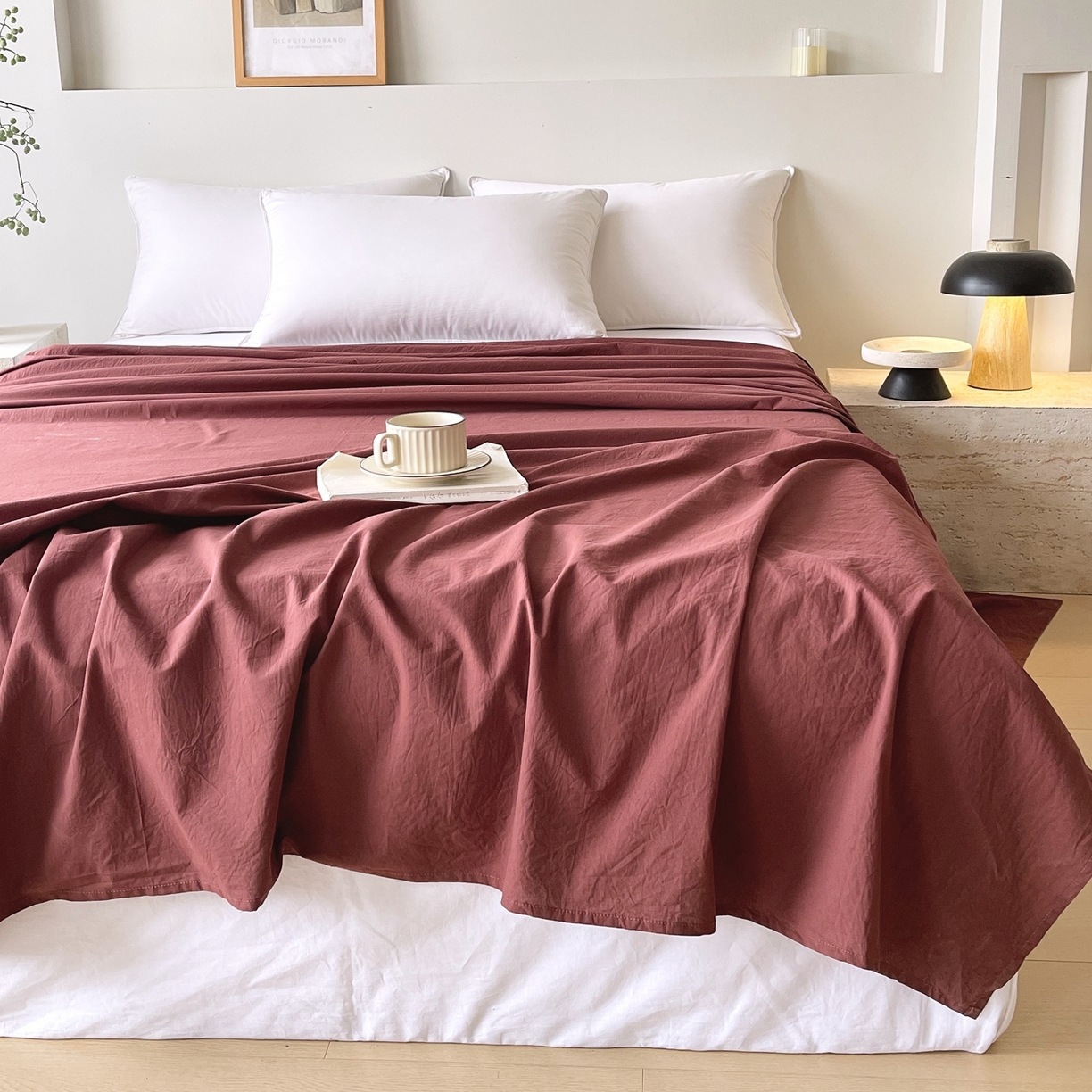 91家纺网 家纺一手货源 找家纺 （总）春皖家纺 2026春夏新款双拼全棉水洗棉单床单床单单件单品床单