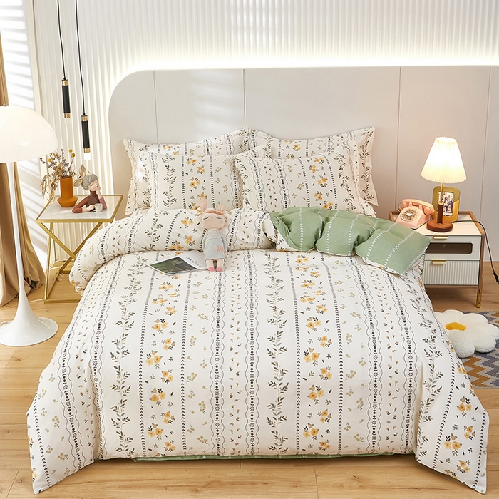 91家纺网 家纺一手货源 找家纺 （总）安逸家纺 2026新款12868系列全棉学生三件套纯棉学生宿舍三件套