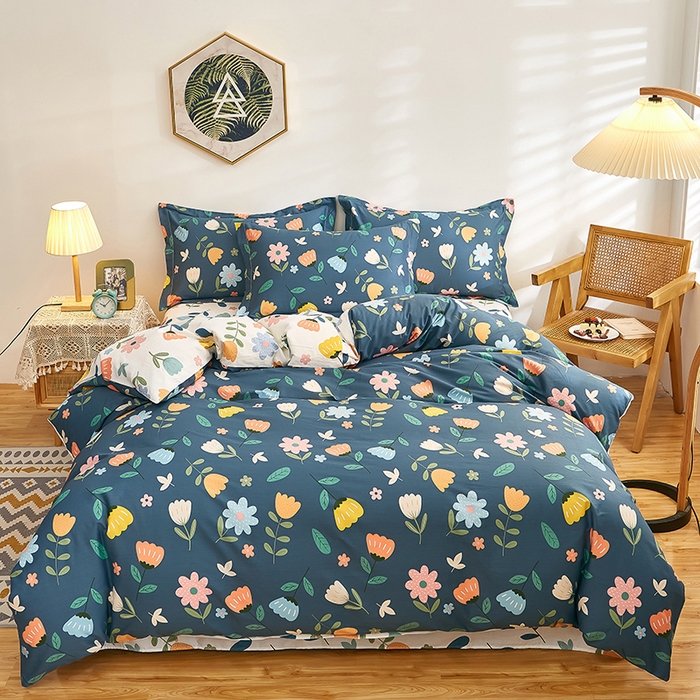 91家纺网 家纺一手货源 找家纺 （总）安逸家纺 2026新款12868系列全棉学生三件套纯棉学生宿舍三件套