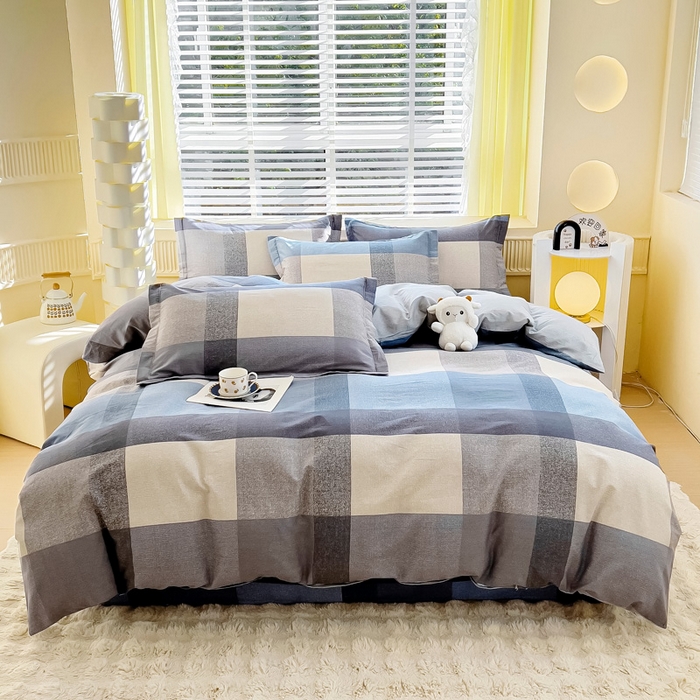 91家纺网 家纺一手货源 找家纺 （总）安逸家纺 2026新款12868系列全棉学生三件套纯棉学生宿舍三件套