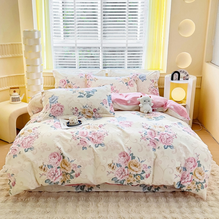 91家纺网 家纺一手货源 找家纺 （总）安逸家纺 2026新款12868系列全棉学生三件套纯棉学生宿舍三件套