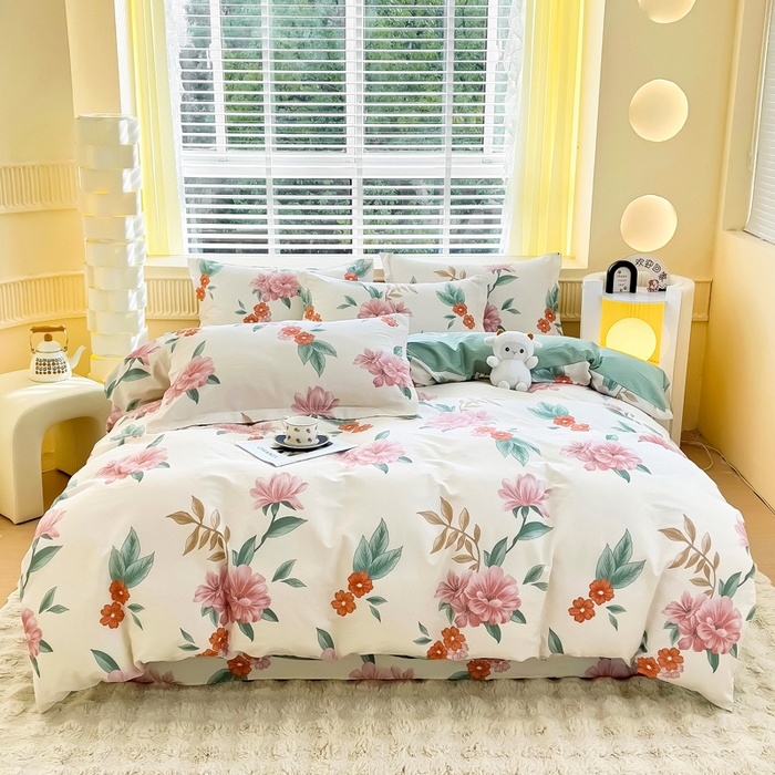 91家纺网 家纺一手货源 找家纺 （总）安逸家纺 2026新款12868系列全棉学生三件套纯棉学生宿舍三件套