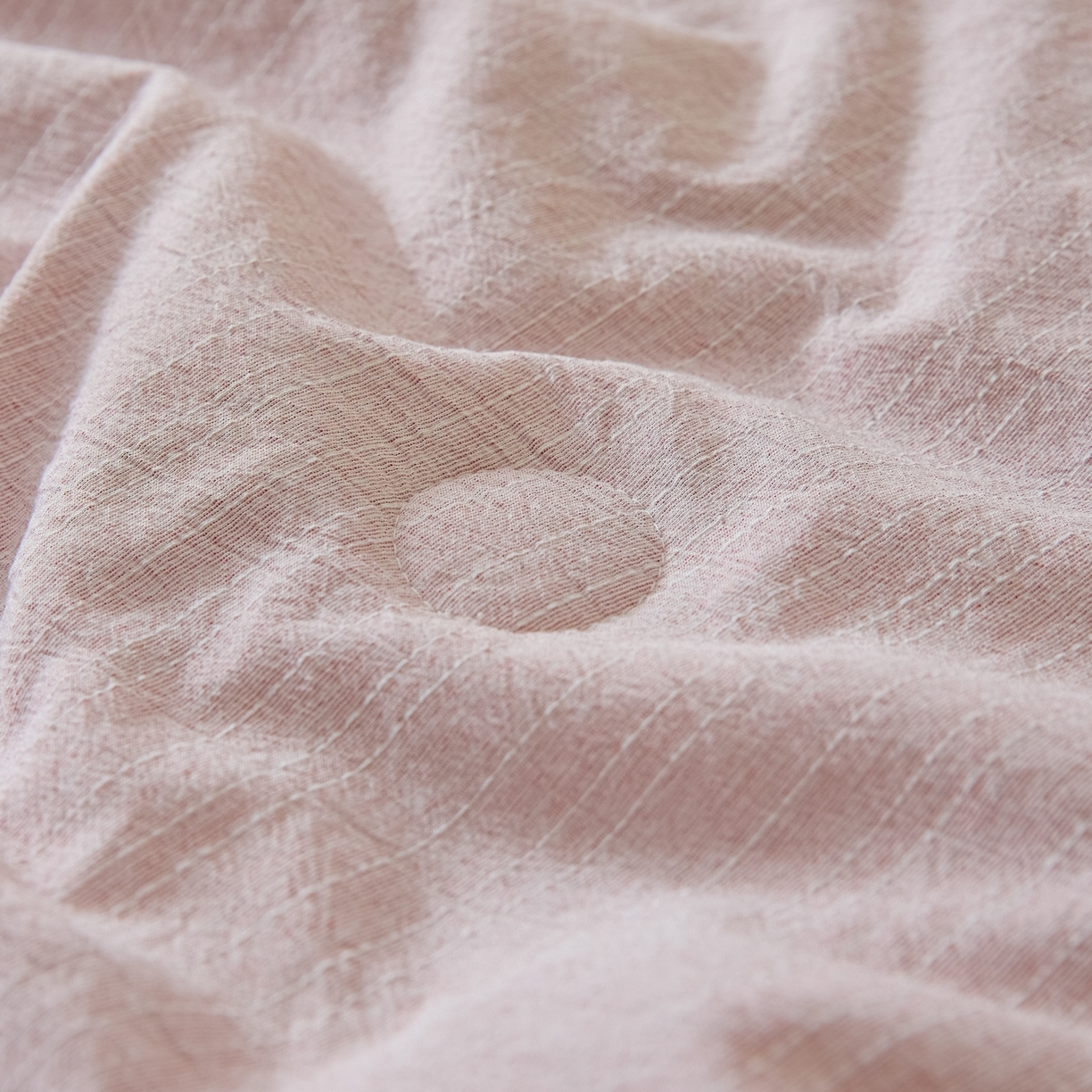 91家纺网 家纺一手货源 找家纺 顺兴家居 2026新款提花色织水洗麻夏被夏凉被空调被四件套 色织-玫瑰粉