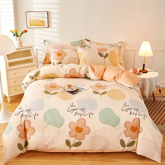 91家纺网 家纺一手货源 找家纺 （总）安逸家纺 2026新款12868系列全棉学生三件套纯棉学生宿舍三件套