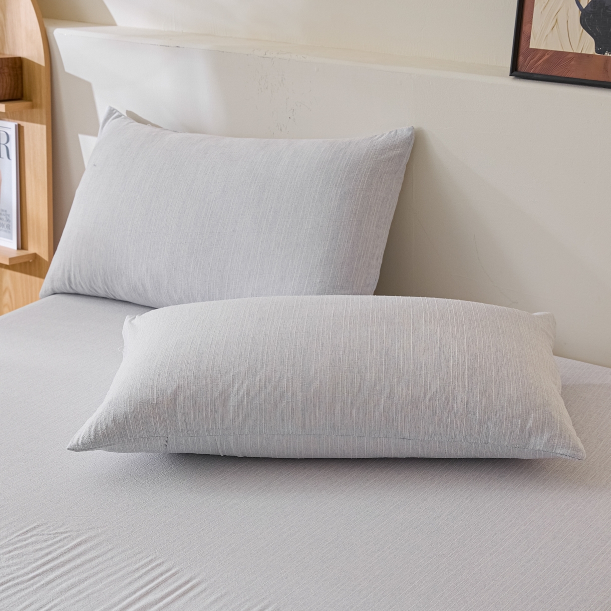 91家纺网 家纺一手货源 找家纺 顺兴家居 2026新款提花色织水洗麻夏被夏凉被空调被四件套 色织-牛仔蓝