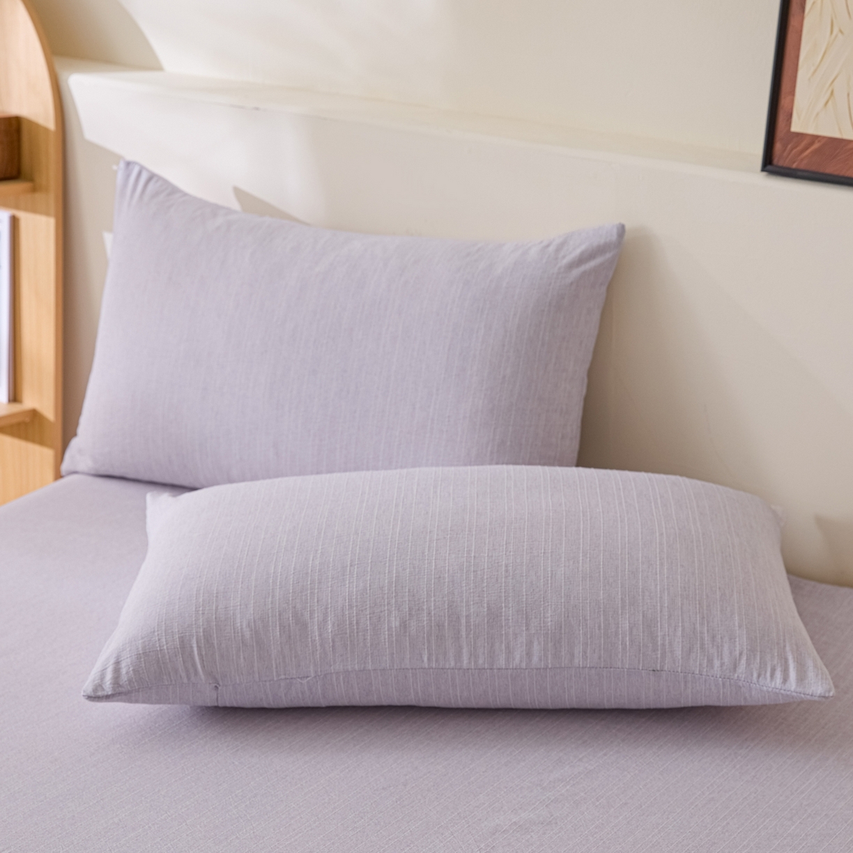 91家纺网 家纺一手货源 找家纺 顺兴家居 2026新款提花色织水洗麻夏被夏凉被空调被四件套 色织-葡萄青