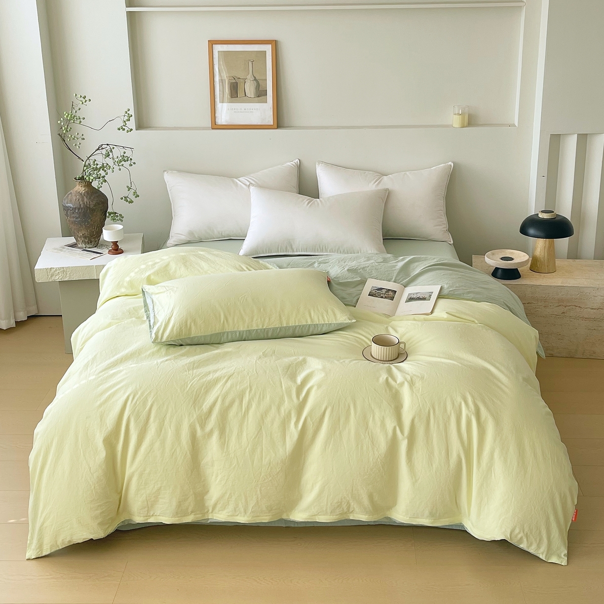 91家纺网 家纺一手货源 找家纺 （总）春皖家纺 2026春夏新款双拼全棉水洗棉单被套被套单件单品被套