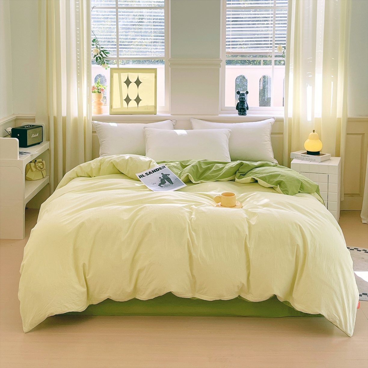 91家纺网 家纺一手货源 找家纺 （总）春皖家纺 2026春夏新款双拼全棉水洗棉单被套被套单件单品被套