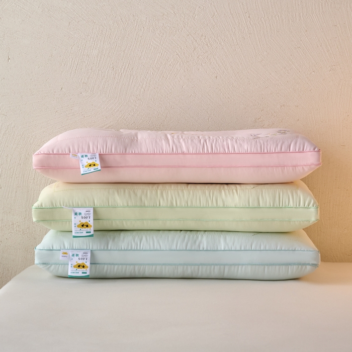 91家纺网 家纺一手货源 找家纺 （总）帝诺妮枕芯坊 2026新款亲肤羽丝棉枕芯-一路生花