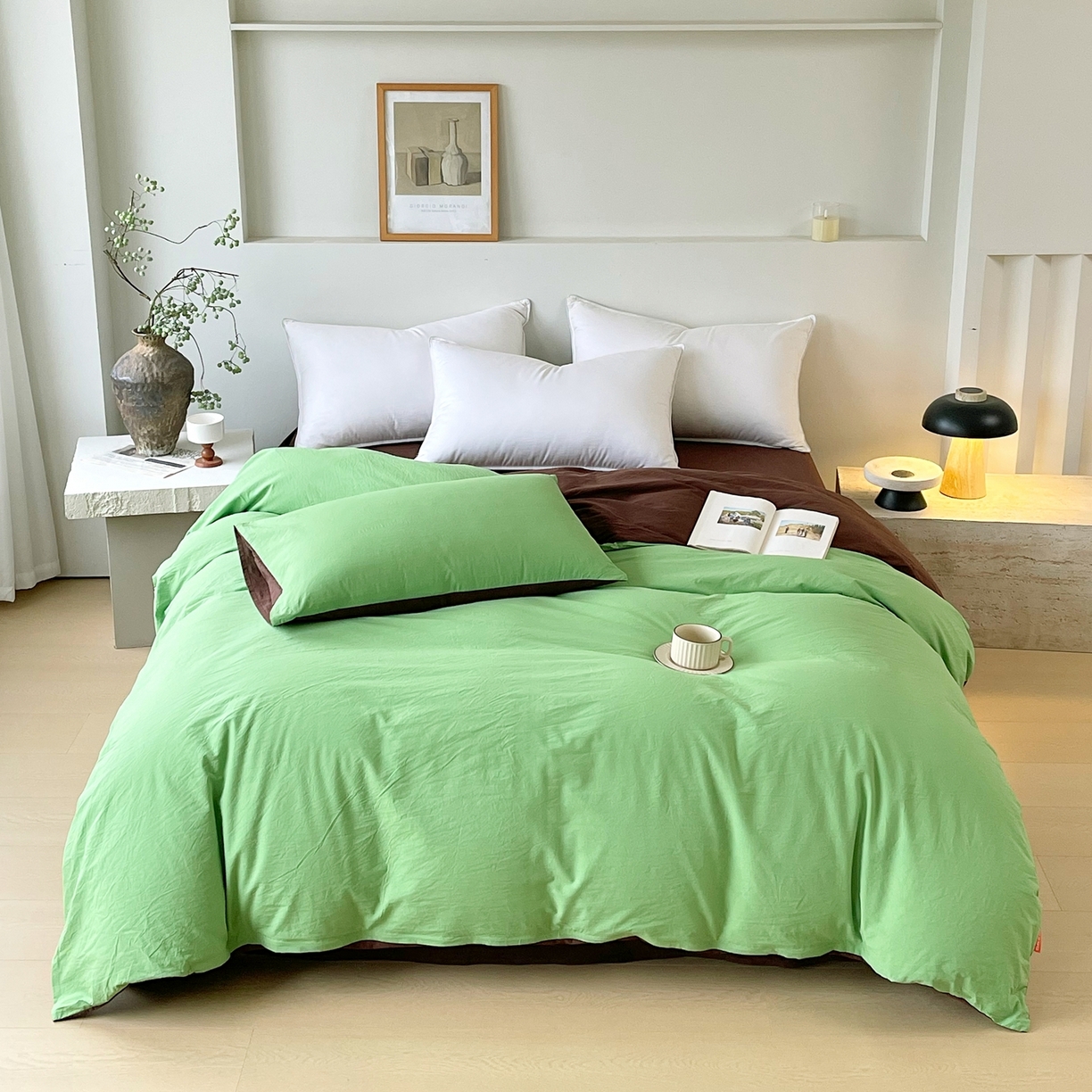 91家纺网 家纺一手货源 找家纺 （总）春皖家纺 2026春夏新款双拼全棉水洗棉单被套被套单件单品被套